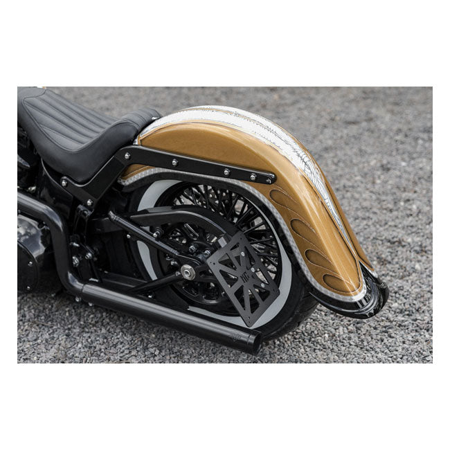 Stretched Rear Fender With Classic Tip - 4 Inch For M8 Softail 18-22 FLSL Slim