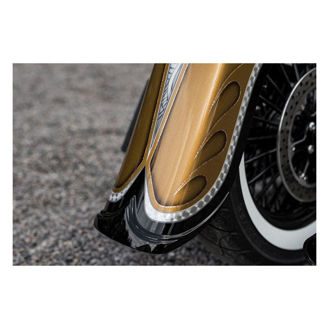 Stretched Rear Fender With Classic Tip - 4 Inch For M8 Softail 18-22 FLSL Slim