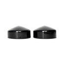 Fork Tube Cap Bolt Covers Gloss Black For 18-21 M8 Softail FLFB/S Fat Boy