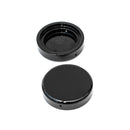 Fork Tube Cap Bolt Covers Gloss Black For 18-21 M8 Softail FLHC/S Heritage