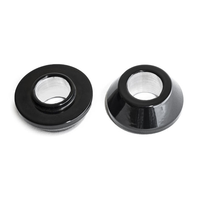 Front Wheel Spacer Kit Left & Right Black For 08-21 Touring non ABS Models Only