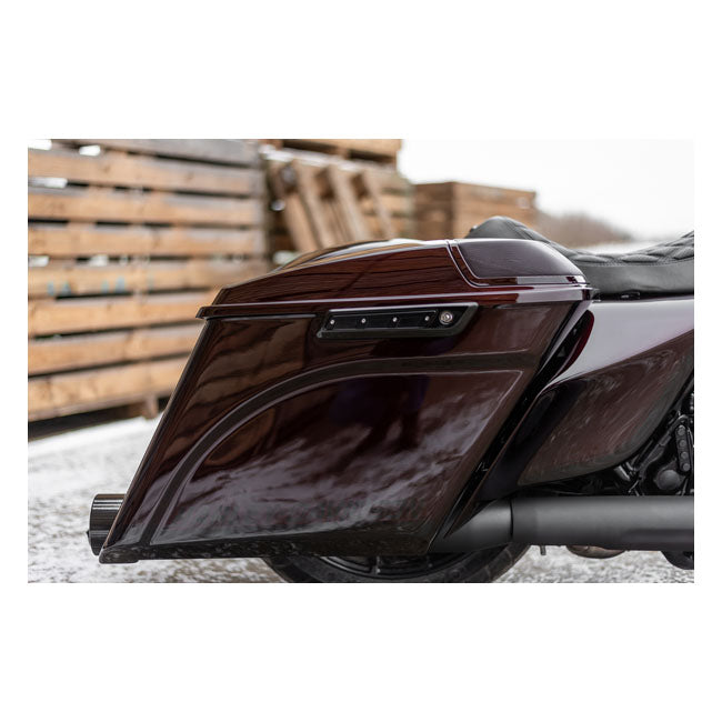 Killer Custom Saddlebag Latch Inserts. Black