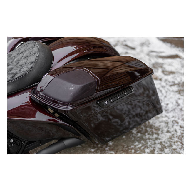 Killer Custom Saddlebag Latch Inserts. Black