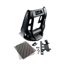 Radiator Cover 'Racing' Matt Black For 13-17 Softail FXSB Breakout NU