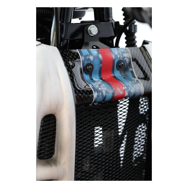 Radiator Cover 'Racing' Matt Black For 13-17 Softail FXSB Breakout NU
