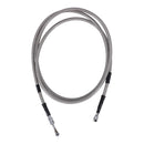 Hydraulic Clutch Line Kit Clear Coated - 70 Inch For H-D With 7/16-20 Threaded Transmission End Cover