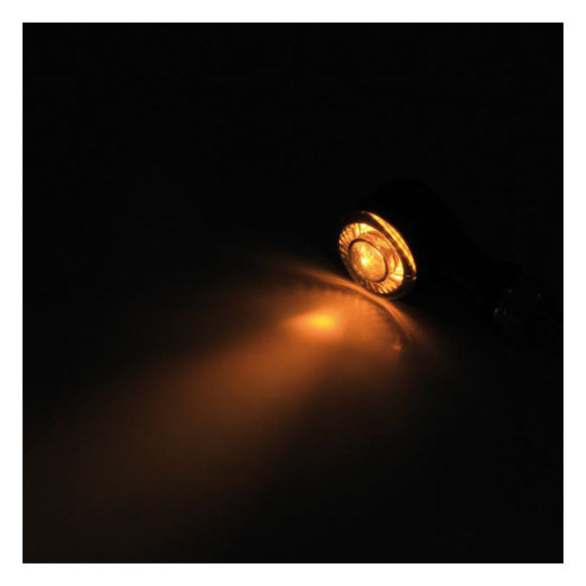 Apollo Miniature Round Smd LED Turn Signals Smoke Lens