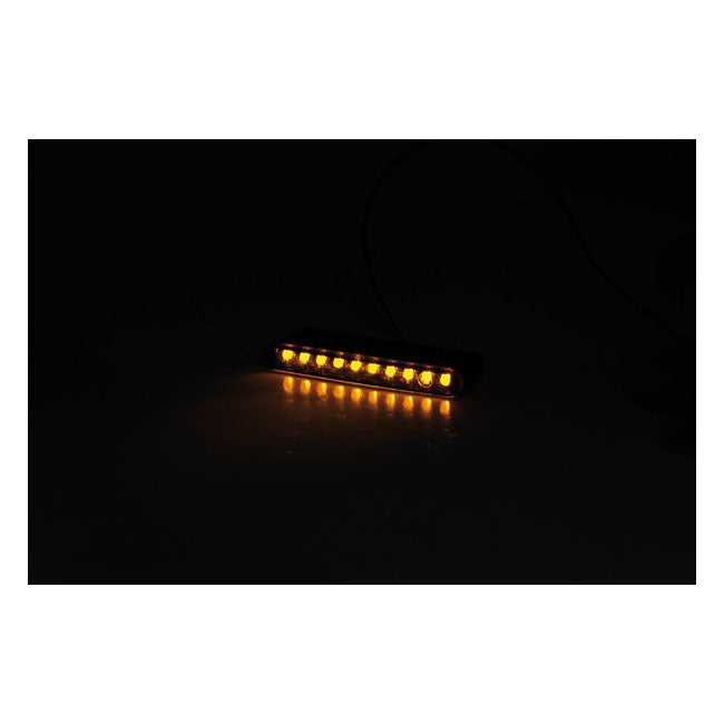 Stripe LED Turn Signals Sequential Lighting Smoke Lens