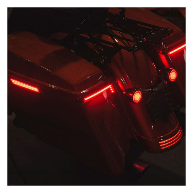 Custom Dynamics Regular T/S Low Profile Bag Lights Red