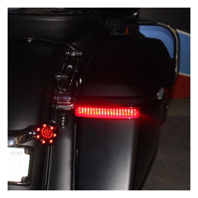 Custom Dynamics Sequential Low Profile Bag Lights Red