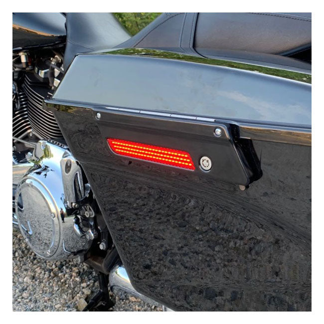 Saddlebag Latch LED Lightz Red Lens