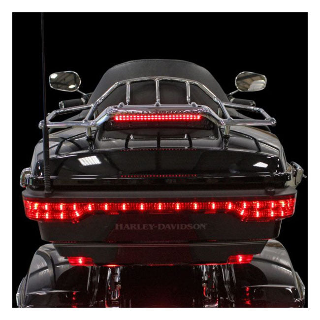 Tour-Pak Luggage Rack LED Light Bar Red