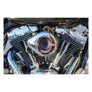 Air Stinger Stealth Air Cleaner Kit Teardrop Chrome For 08-16 Touring