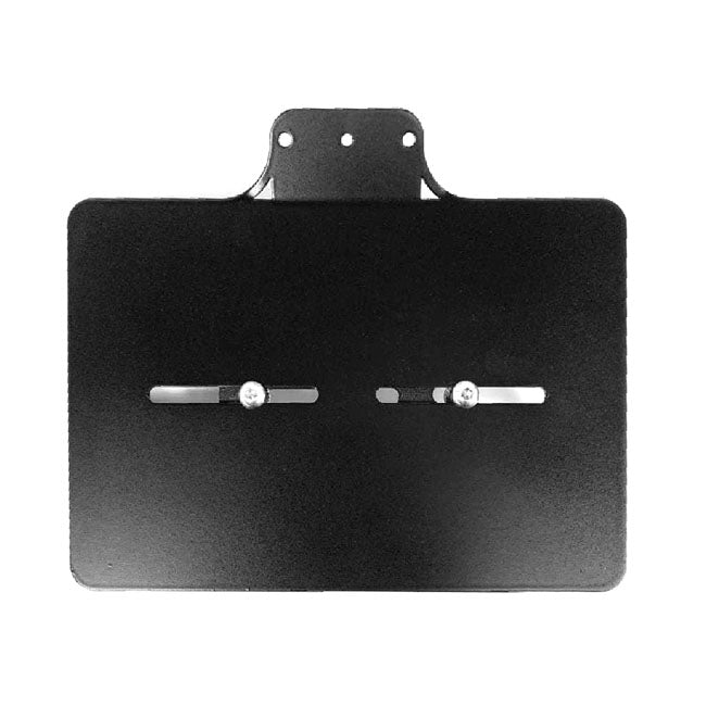 Side Mount Dutch & Belgian Steel License Plate Bracket For 10.5mm Mount Hole