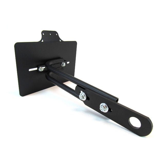 Side Mount Dutch & Belgian License Plate Bracket For 13mm Mount Hole