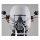 Spartan Quick Release Windshield Clear - 18.50 Inch High For Sportster Models