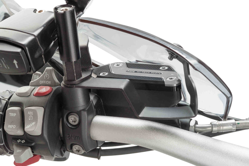 Rear Brake Fluid Reservoir Cover Silver For BMW R1200 GS 2013-2018