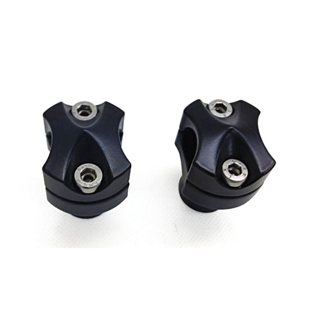 Spock Risers 1 Inch Diameter Black