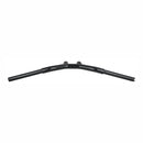 Dominator Raked 1-1/4 Inch T-Bar 10 Inch Rise Gloss Black