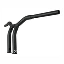 Dominator Raked 1-1/4 Inch T-Bar 10 Inch Rise Matt Black