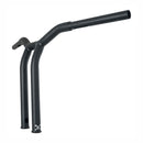 Dominator Raked 1-1/4 Inch T-Bar 14 Inch Rise Matt Black