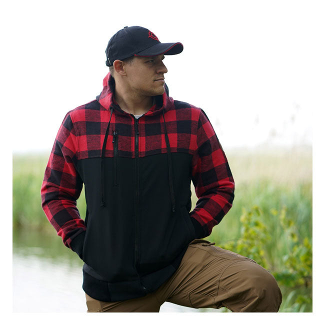 Motorcycle Storehouse Lumbershell Jacket Black / Red