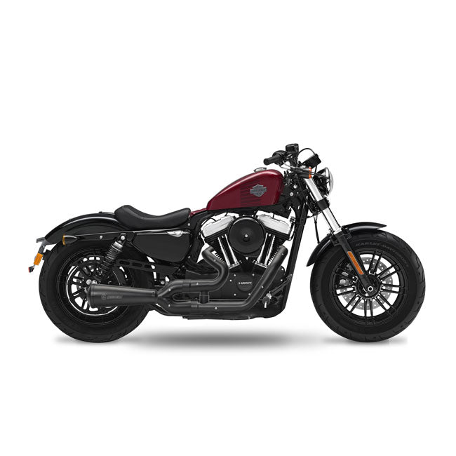 2 In 1 Short Exhaust System Matt Black
