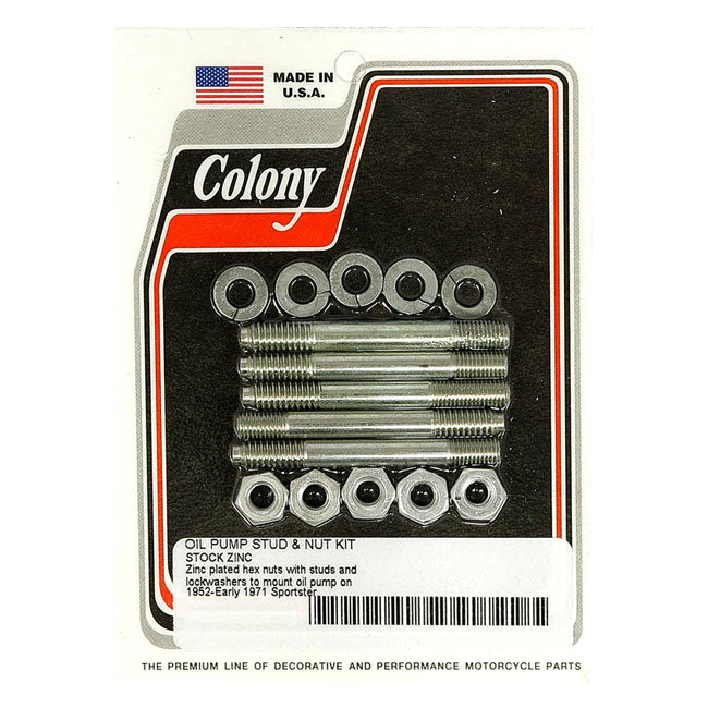 Oil Pump Mount Kit OEM Style Zinc For 52-E71 XL