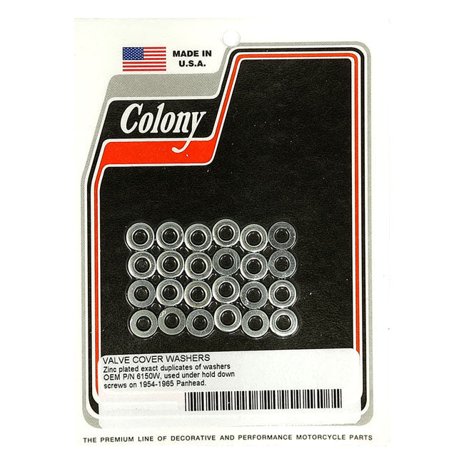 Rocker Cover Washer Set Zinc For L54-65 Panhead