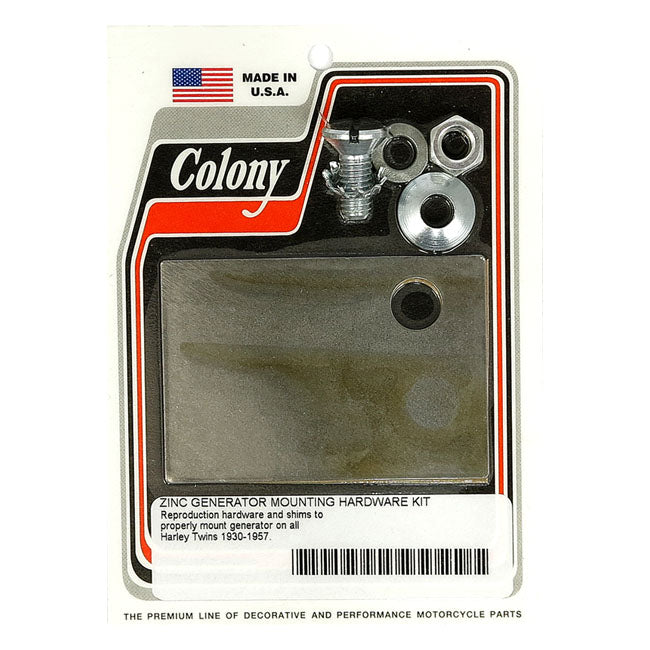 Generator Mount Kit Zinc For 30-57 All H-D