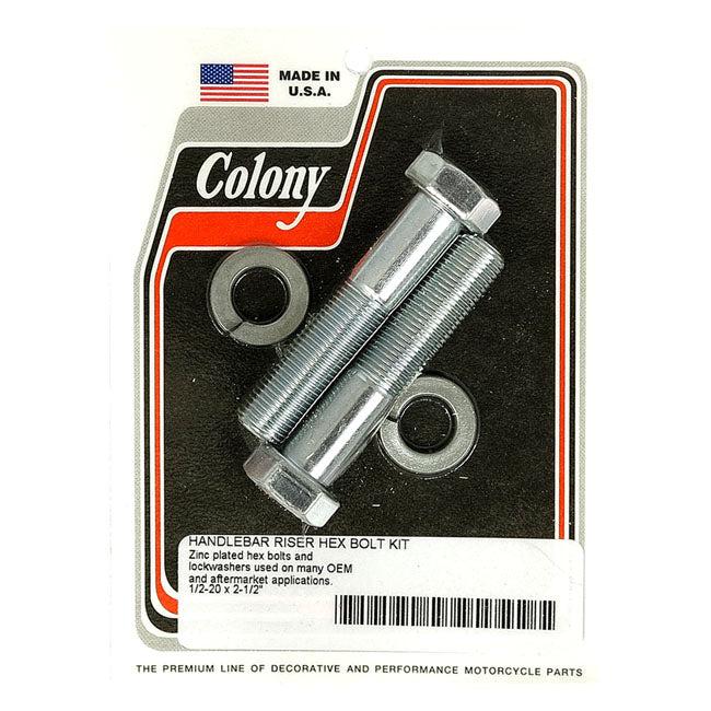 Riser Bolt Set 1/2-20 X 2 1/2 Inch