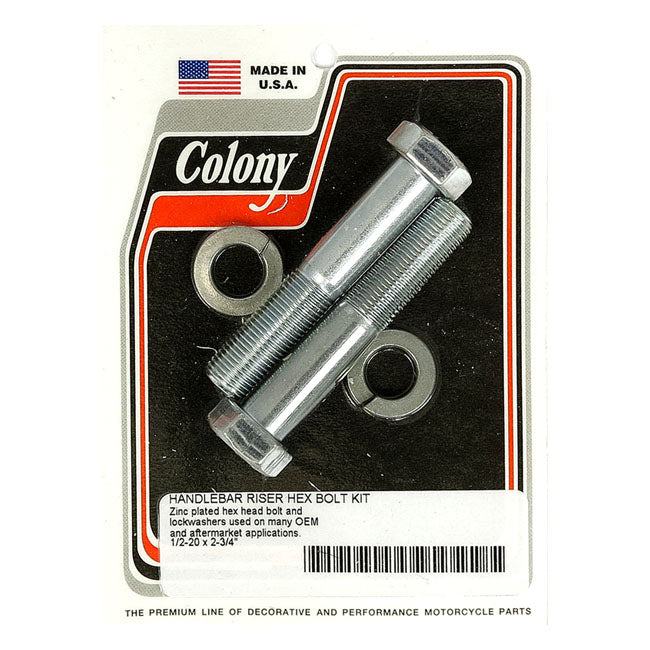 Riser Bolt Set 1/2-20 X 2 3/4 Inch