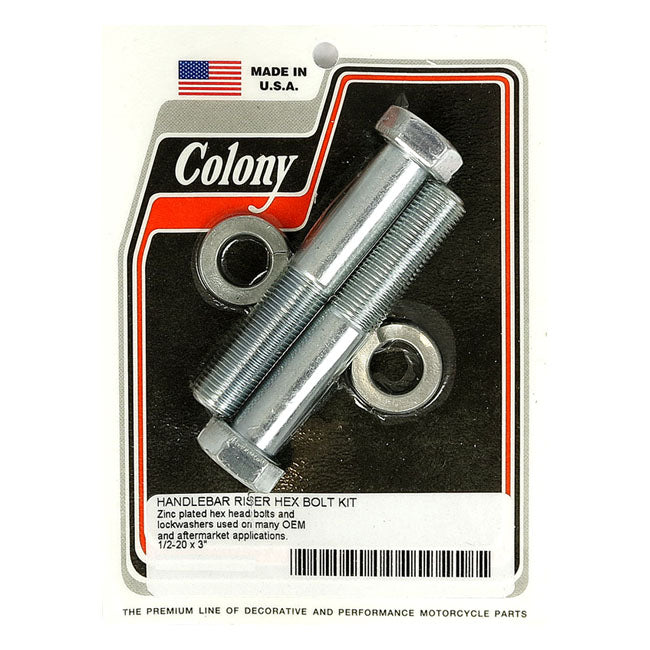 Riser Bolt Set 1/2-20 X 3 Inch