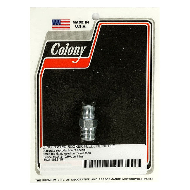 Knuckle Rocker Box Oil Feed Fitting Zinc
