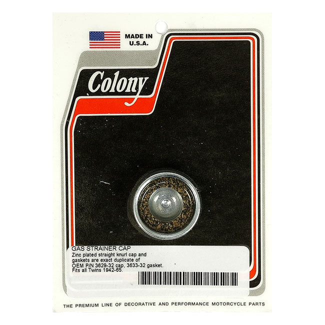 Gas Strainer Cap For 42-65 H-D