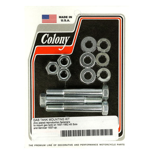 Oil Tank Mount Kit Zinc Plated For 37-52 All 45 Inch Solo & 37-73 45 Inch Servi-Car