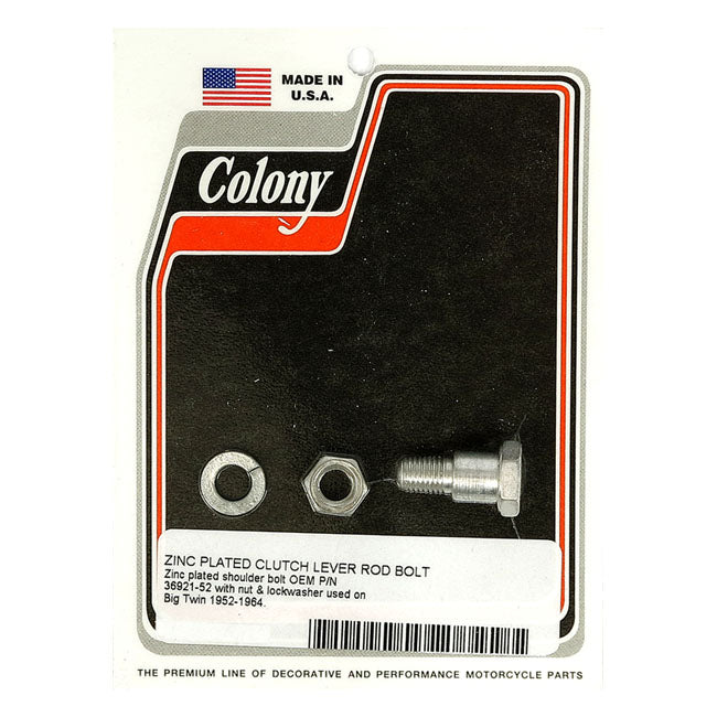 Mousetrap Clutch Lever Rod Bolt Kit Zinc For 52-64 B.T.
