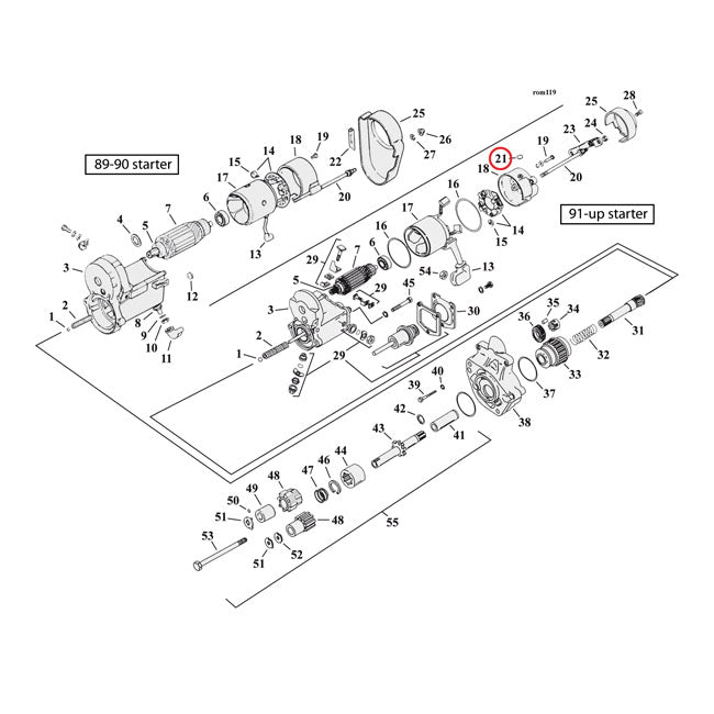 Drain Vent Starter Motor