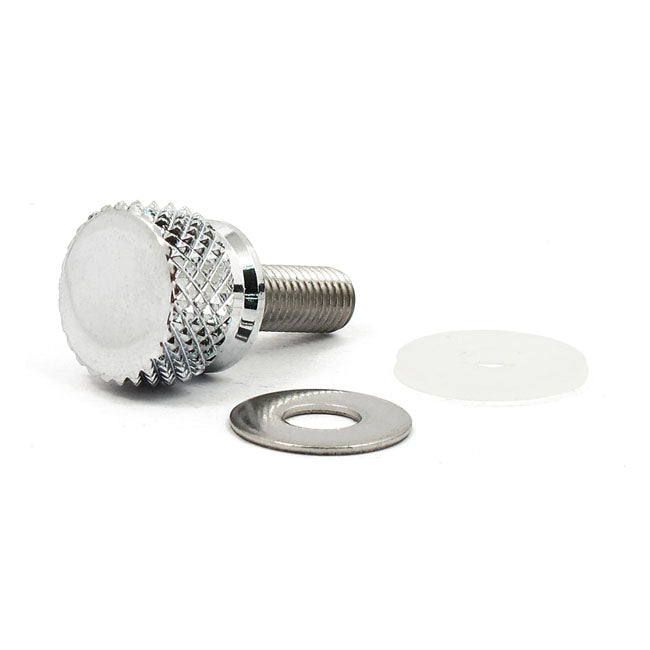 Thumb Screw Kit For Seat Grooved Chrome