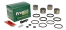 Caliper Repair Kit + Piston Black / Silver For Kawasaki KR-1S 250 1989-1990 - 30 MM