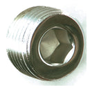 1/2  Npt Allen Pipe Plug. Chrome