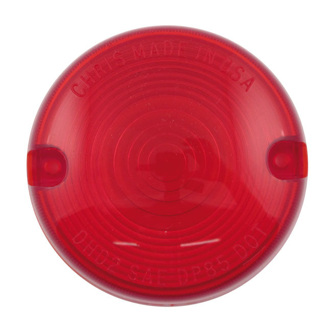 3 Inch Bullet Fx Xl Turn Signal Lens Red 932013