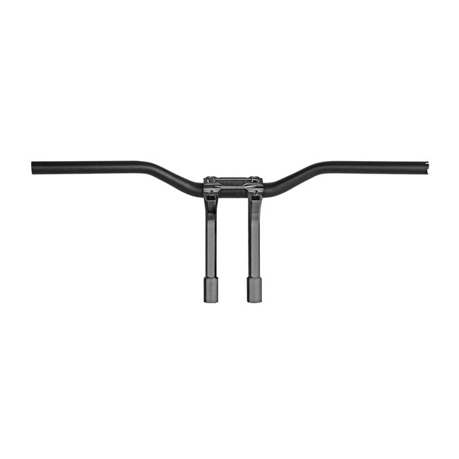 Phatbar & 9 Inch Riser Kit Black Ops 1-1/4 Inch For 82-21 H-D Mech