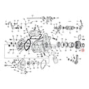 Mega-Nut Transmission Pulley Nut For 93-06 NU Softail, FLT