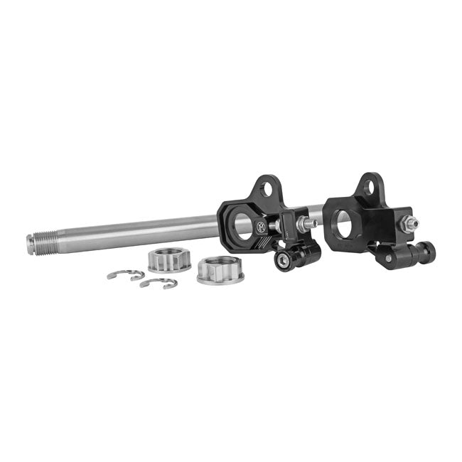 Axle Adjuster Kit Black Anodized