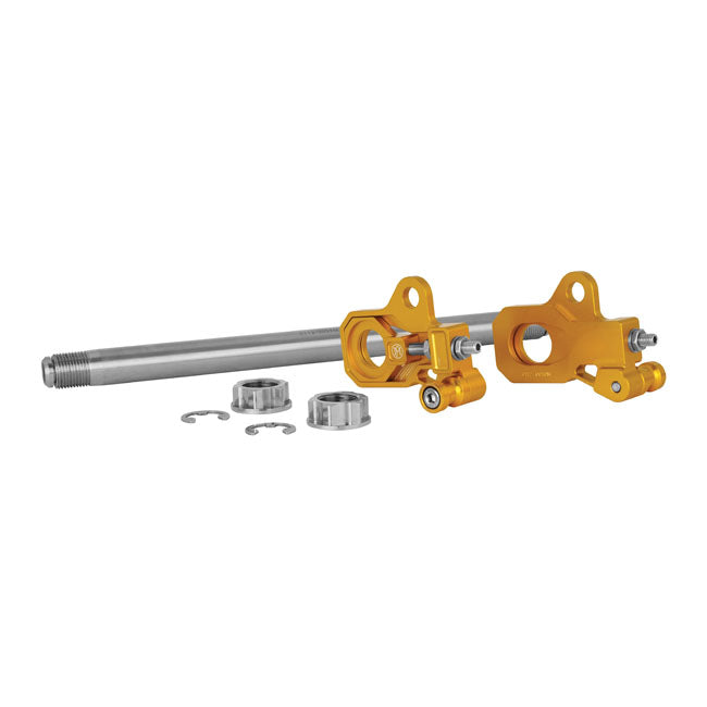 Axle Adjuster Kit Gold Anodized