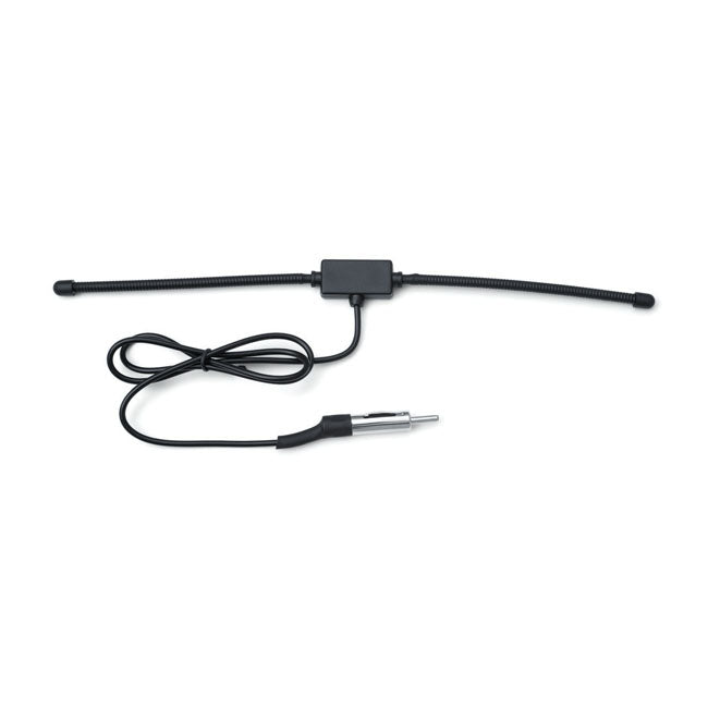 Hidden Antenna W/Universal Connector Black For 80-13 H-D