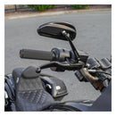 Downdraft Forged Mirror Set All Black For Harley, Indian, Metric And Victory With Included Hardware