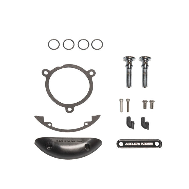 Hardware Kit For Inverted Air Cleaner Chrome For CV Carb: 93-06 B.T.