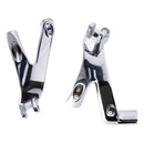 M8 Softail Floorboard To Footpeg Conversion Brackets Chrome